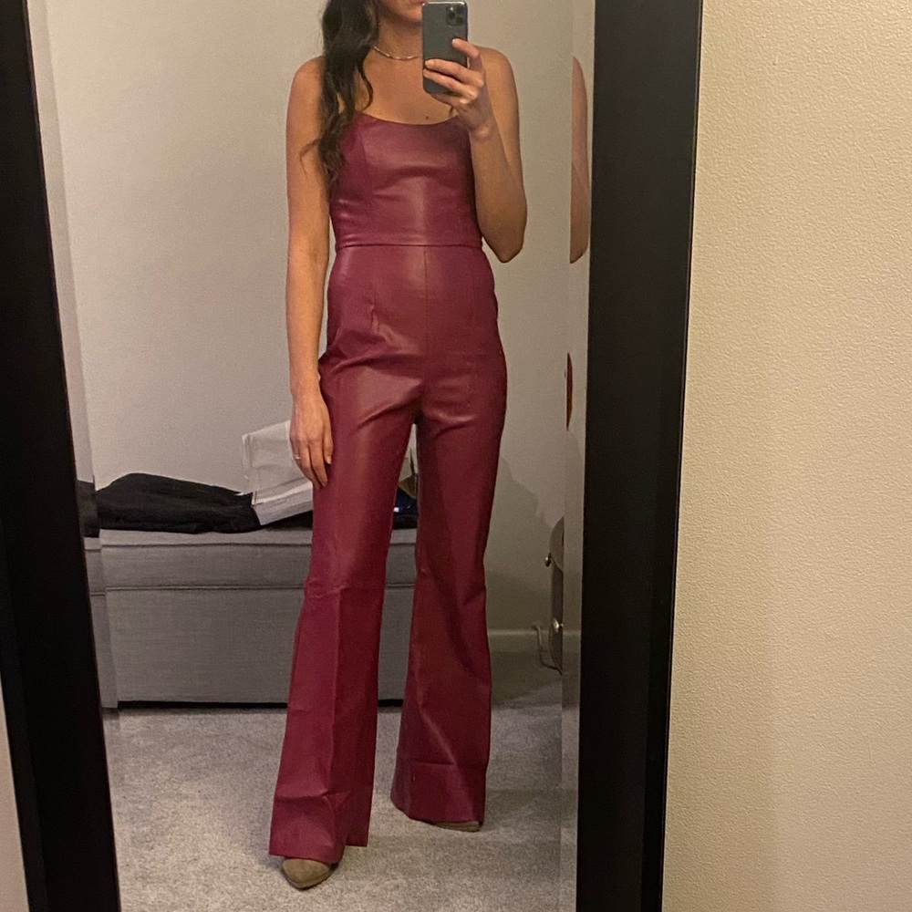 Hutch Faux Leather Jumpsuit - Picture 5 of 8